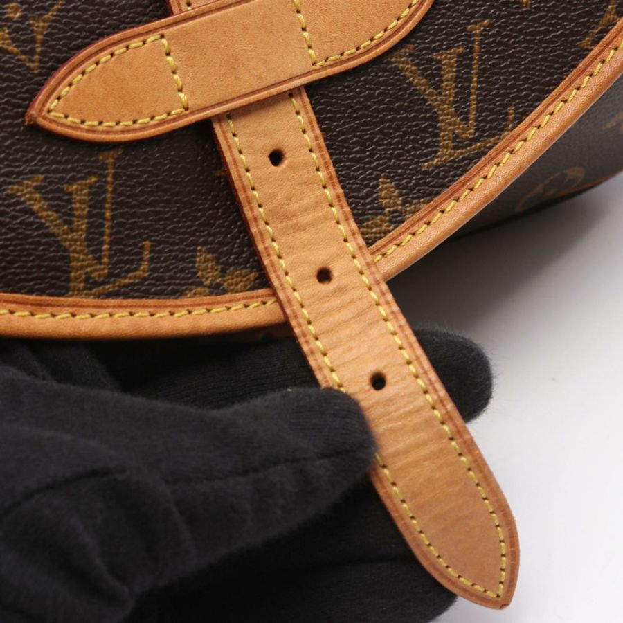 路易威登 Saumur 30 肩挎包 M42256 Monogram 皮革 棕色 LV-6