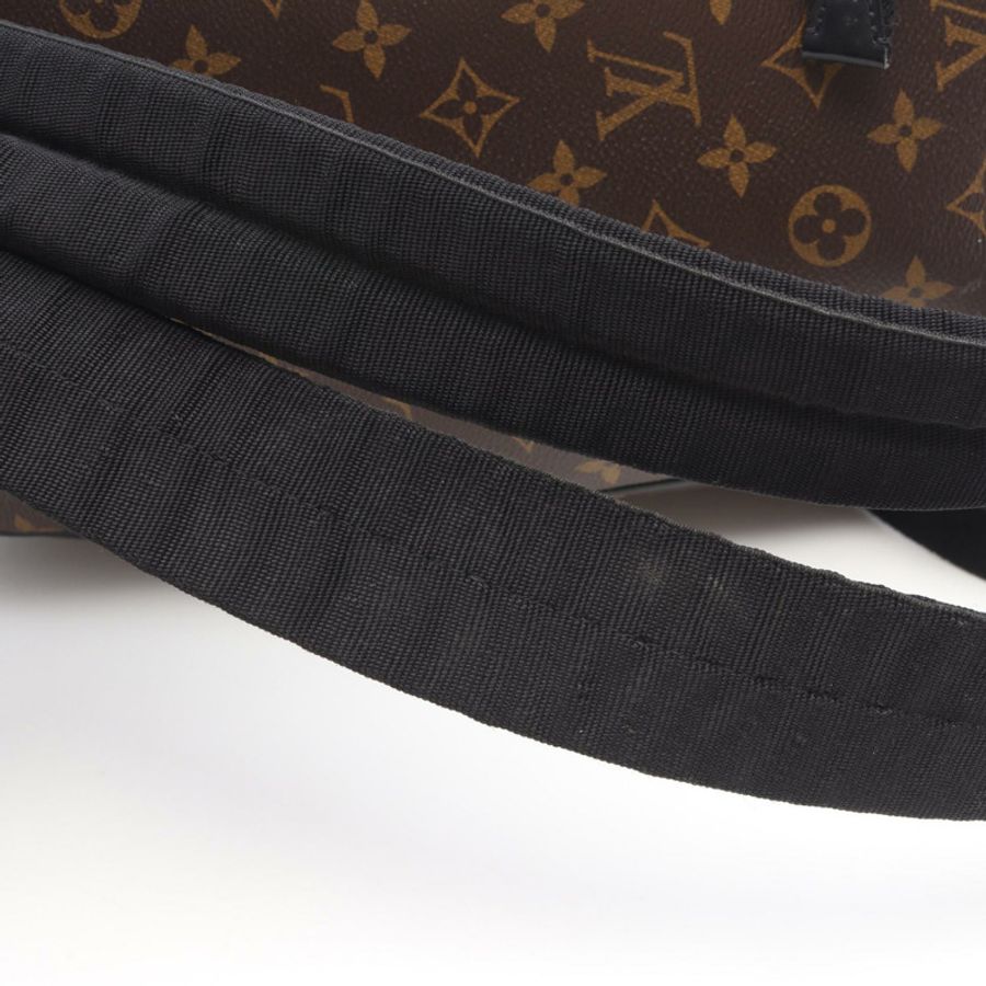 路易威登 Josh 雙肩包 M41530 Monogram macassa 棕色黑色 二手 LV-7