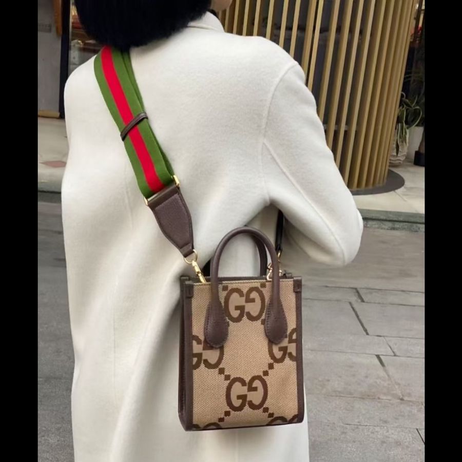 Gucci 古馳 GG logo jumbo G 琴譜包 托特包 手提包 肩背包 斜背包-3