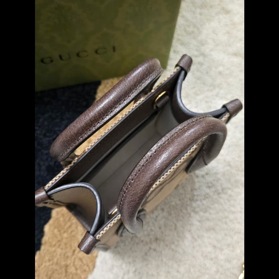 Gucci 古馳 GG logo jumbo G 琴譜包 托特包 手提包 肩背包 斜背包-12