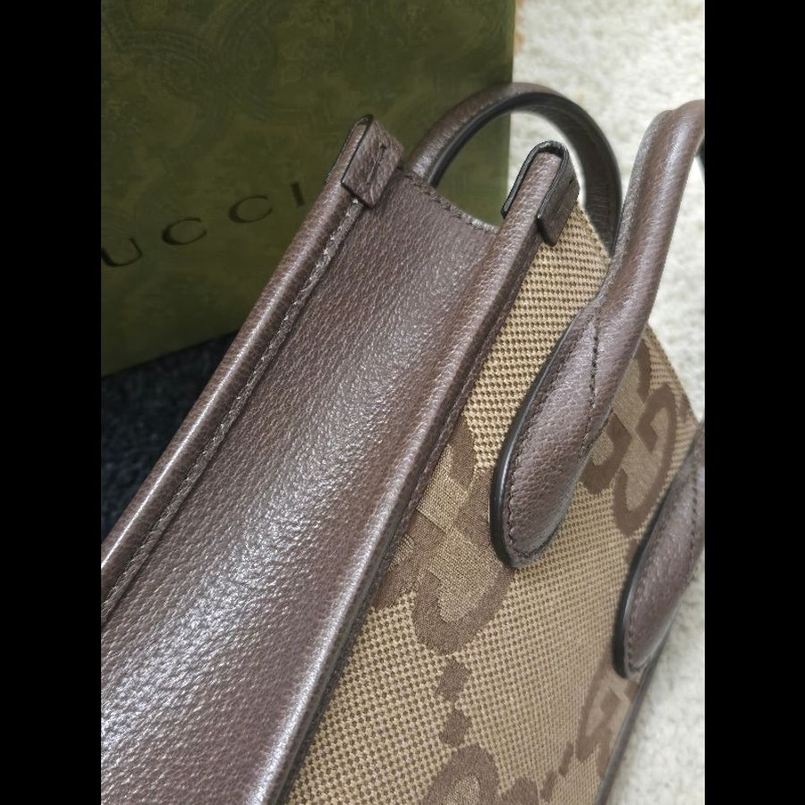 Gucci 古馳 GG logo jumbo G 琴譜包 托特包 手提包 肩背包 斜背包-13