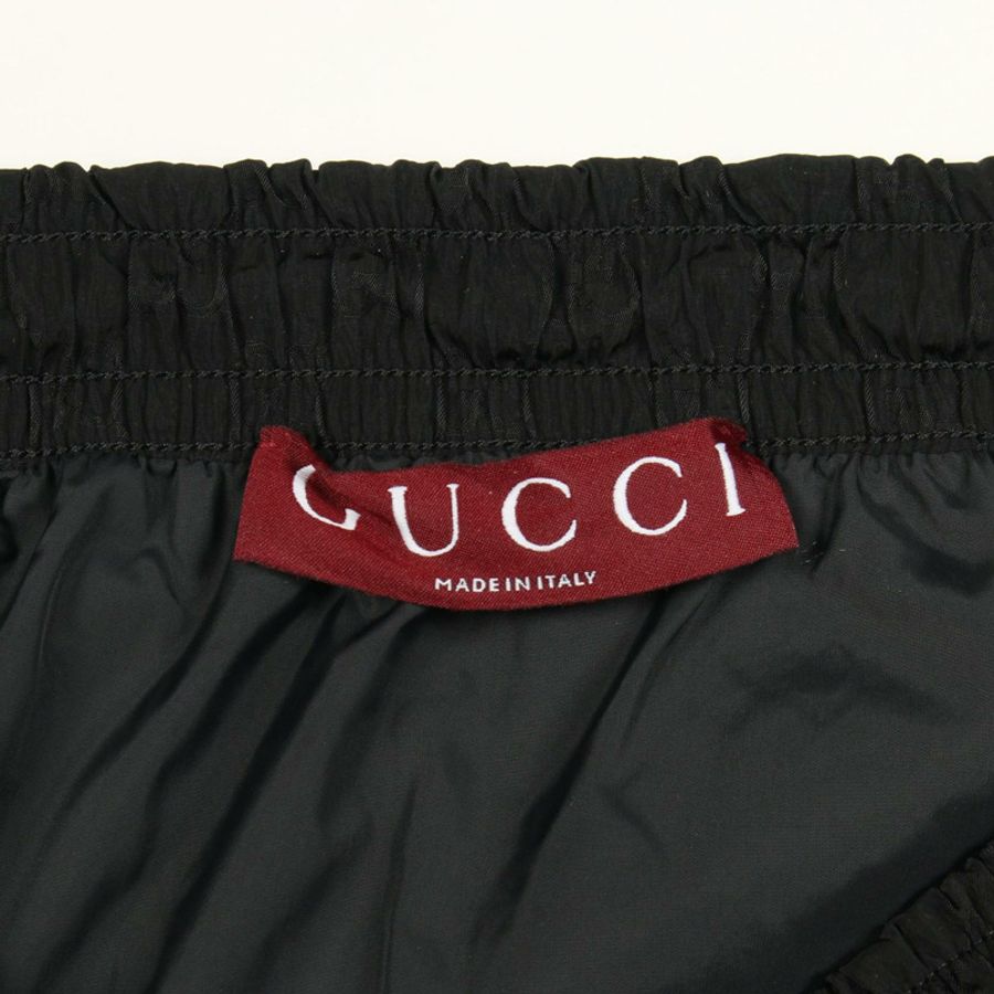 GUCCI GG 尼龍半身裙 黑色 二手 女款 S 碼-2