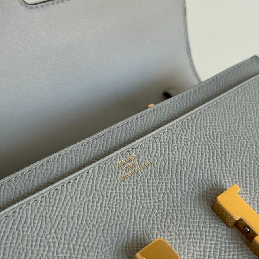 閒置新🫰🏻 Hermès 愛馬仕 Constance To Go 木偶灰金釦-14