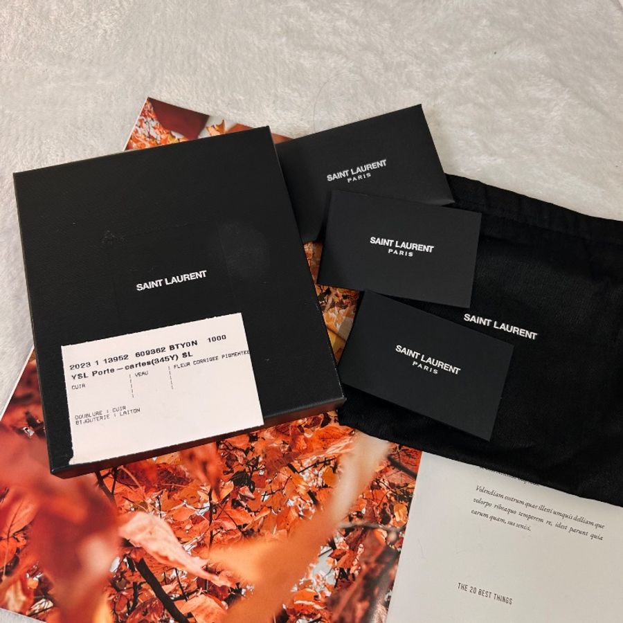 YSL Fragment 拉鍊卡包-7