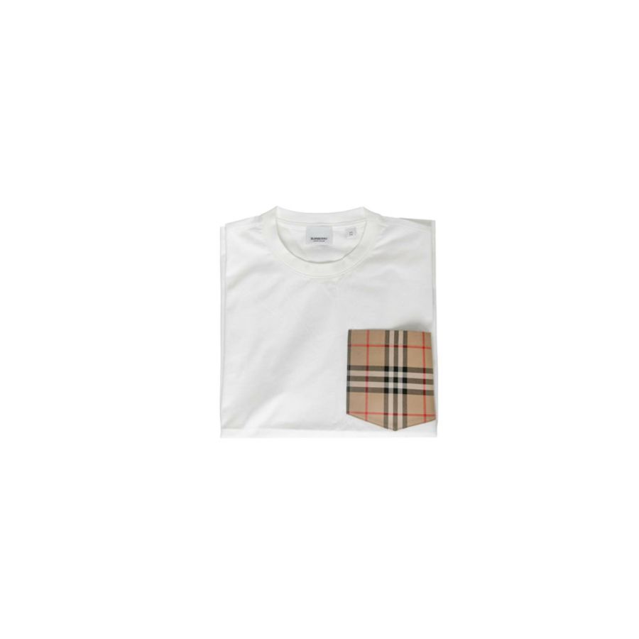 Check Pocket Cotton T恤-2