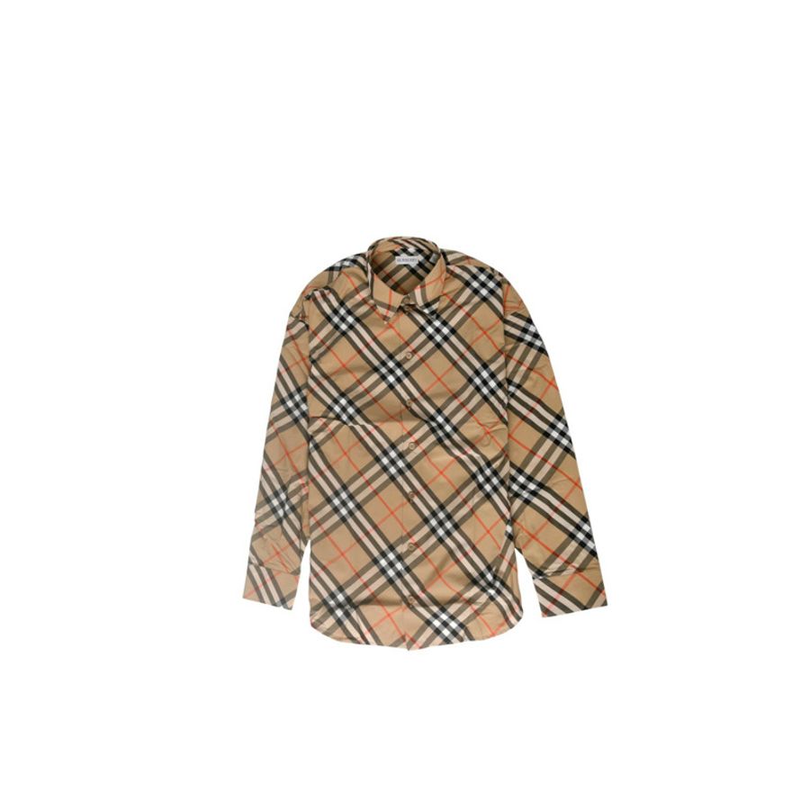Check Cotton 恤衫-3