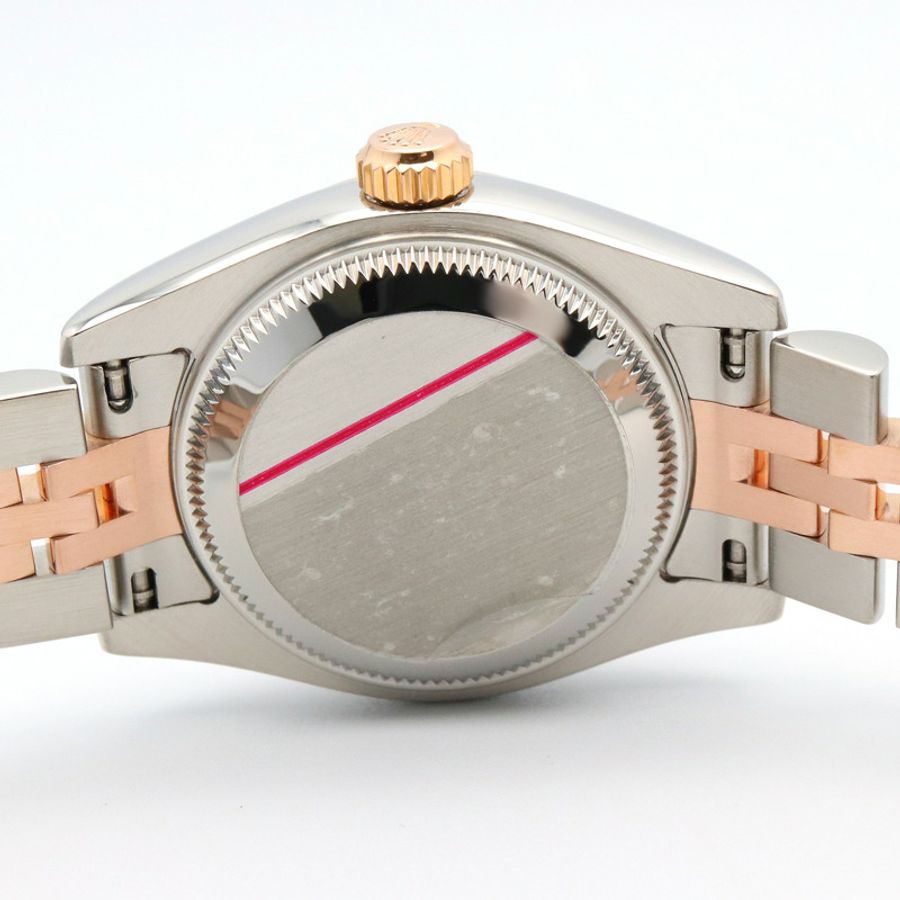 銀色錶盤 不鏽鋼 18K玫瑰金 Lady Datejust 26 腕錶【ROLEX 勞力士】 179171-4