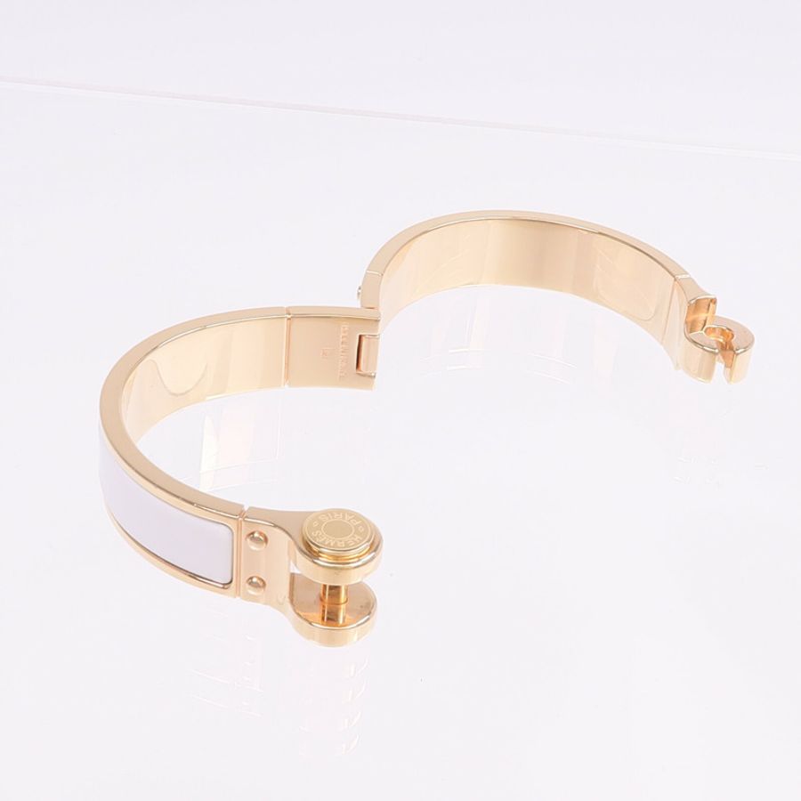 HERMES 金屬Charniere Bracelet金扣手鐲-7