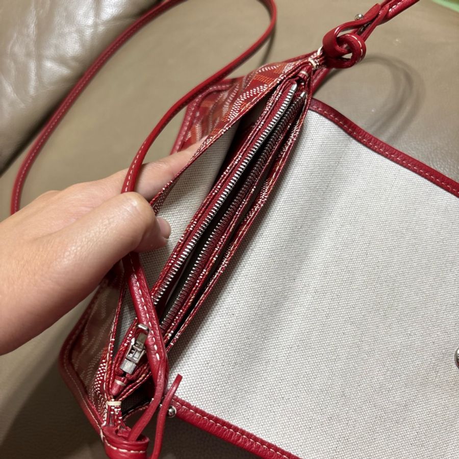 Goyard plumet紅色包-9