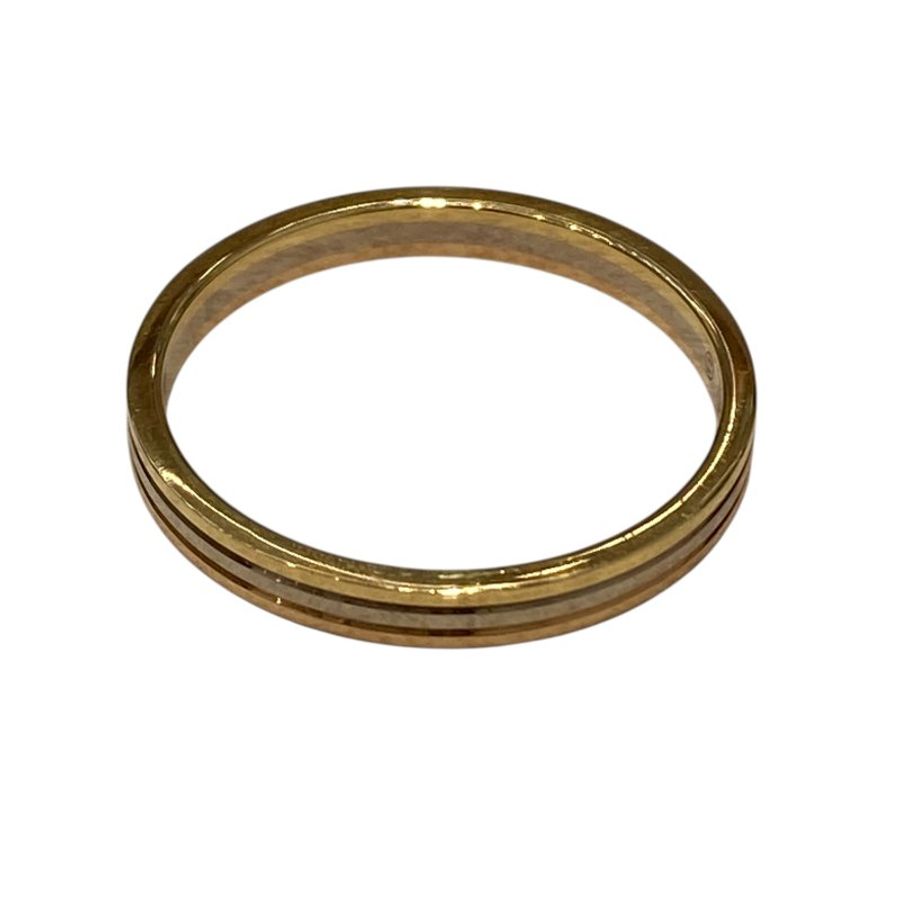 CARTIER 卡地亞 Trinity Vendome SIZE:58 18K 戒指 YG PG WG-1