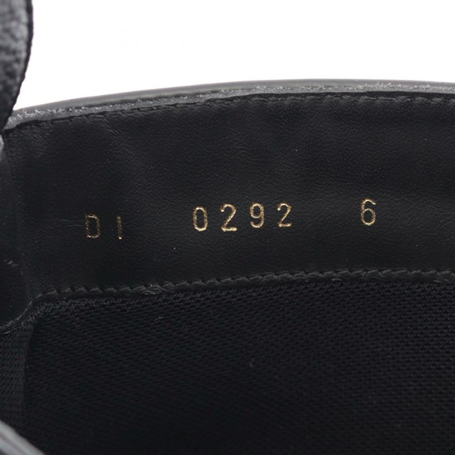 路易威登 LV Ranger Ancre 短靴 #6 Monogram 皮革牛仔布黑色二手-5
