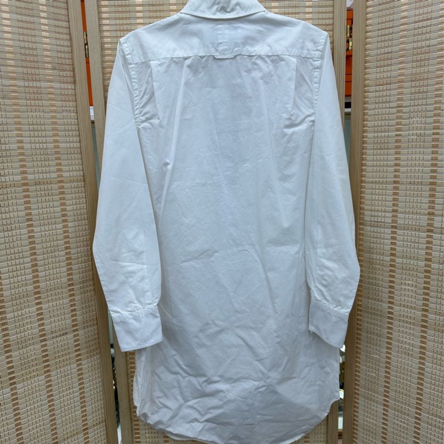 Thom Browne 白色中長版襯衫 36碼-1