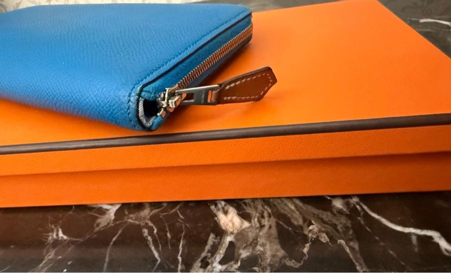 HERMES 絲巾長夾 馬圖騰 A刻-10