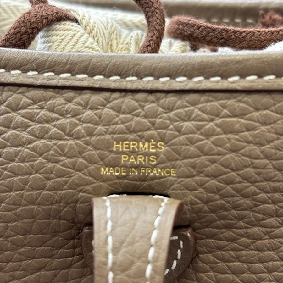 🩶 Hermès (愛馬仕) Evelyne 16 TPM 大象灰金扣-9