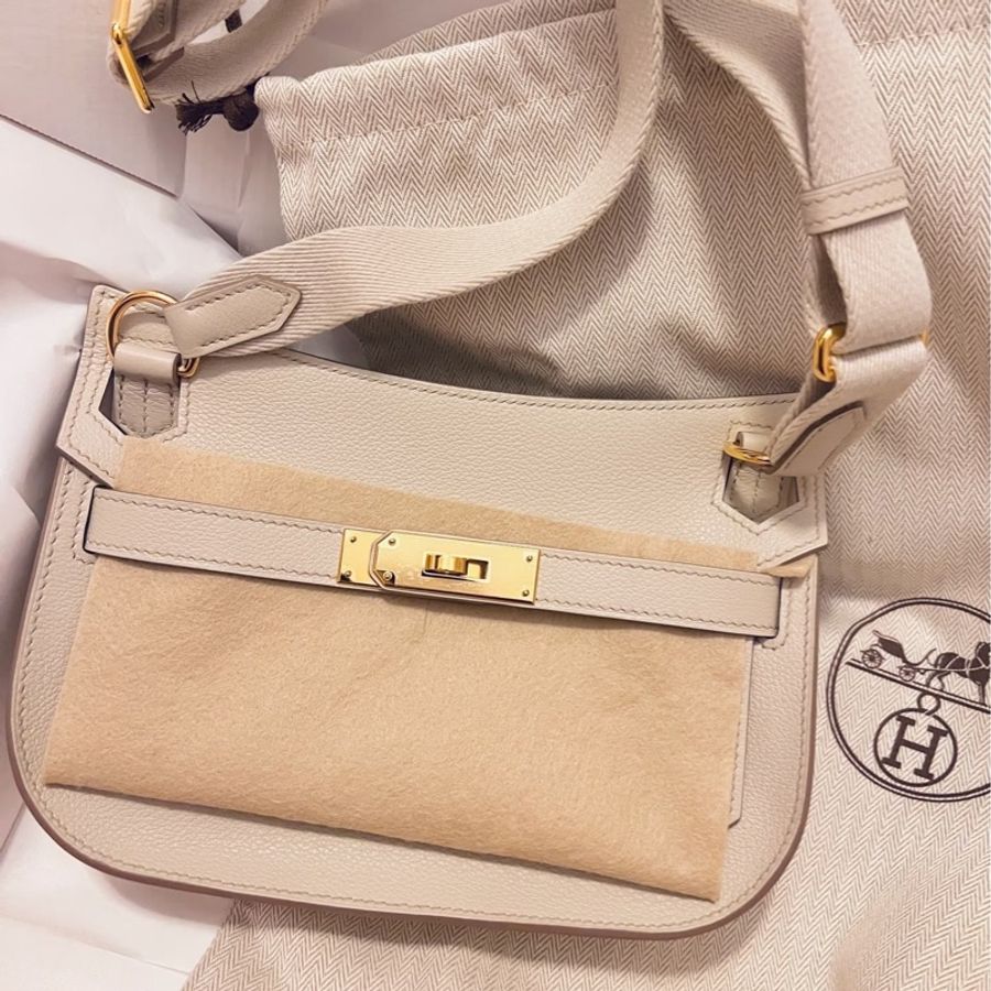 Hermes Mini jypsiere 冰川白 8L 🤍B刻 全新閒置 可送禮等級🎁-4