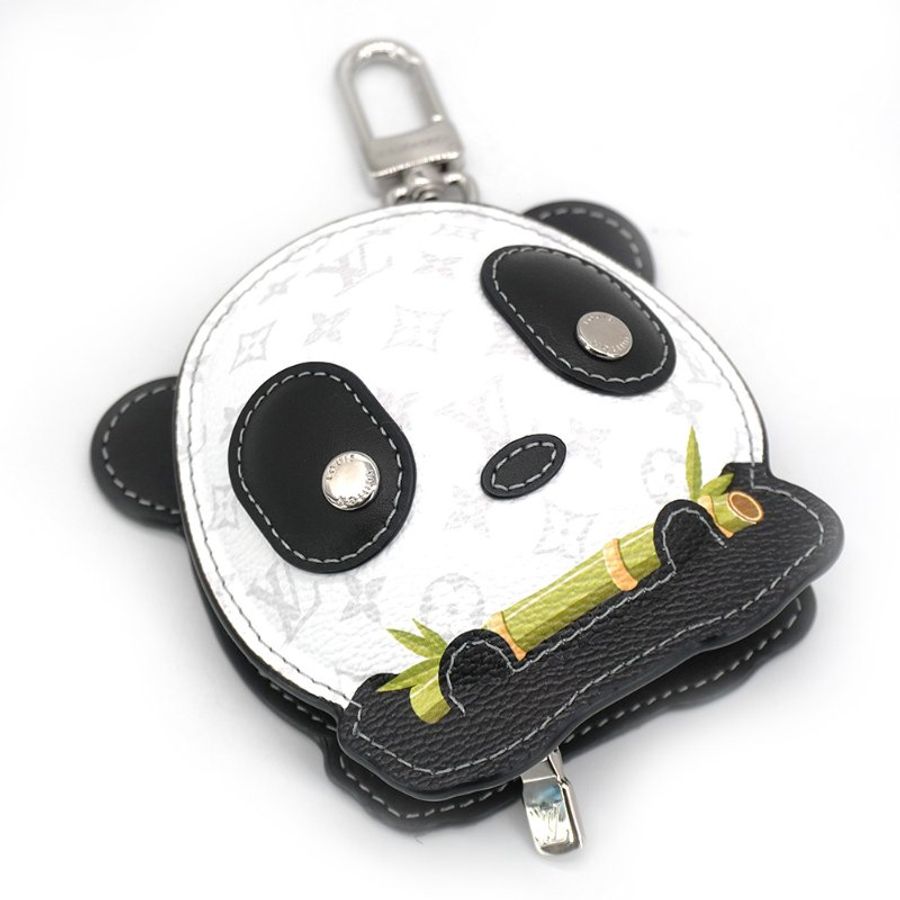 Louis Vuitton Panda 帆布手袋吊飾(M03397-黑白)-6