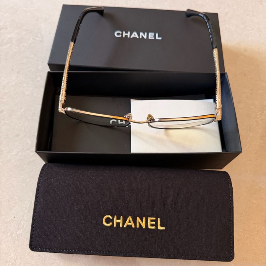 全新Chanel 香奈兒CH2216光學眼鏡 金屬鏡架 小香-0