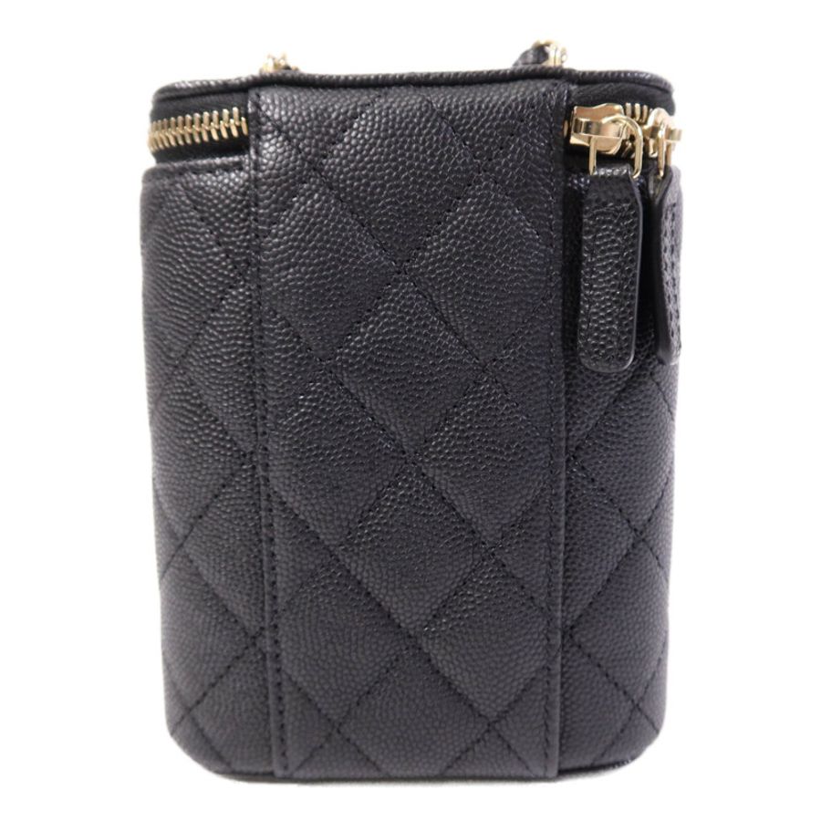 CHANEL 牛皮皮革Chain Shoulder Bag金扣鏈帶肩背袋-1
