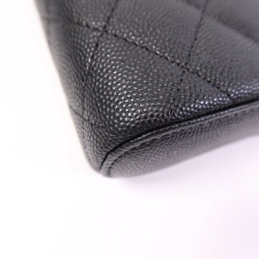 CHANEL 牛皮皮革Chain Shoulder Bag金扣鏈帶肩背袋-5
