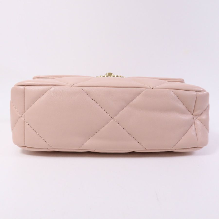CHANEL 羊皮皮革Chanel 19 Small鏈帶肩背袋-2