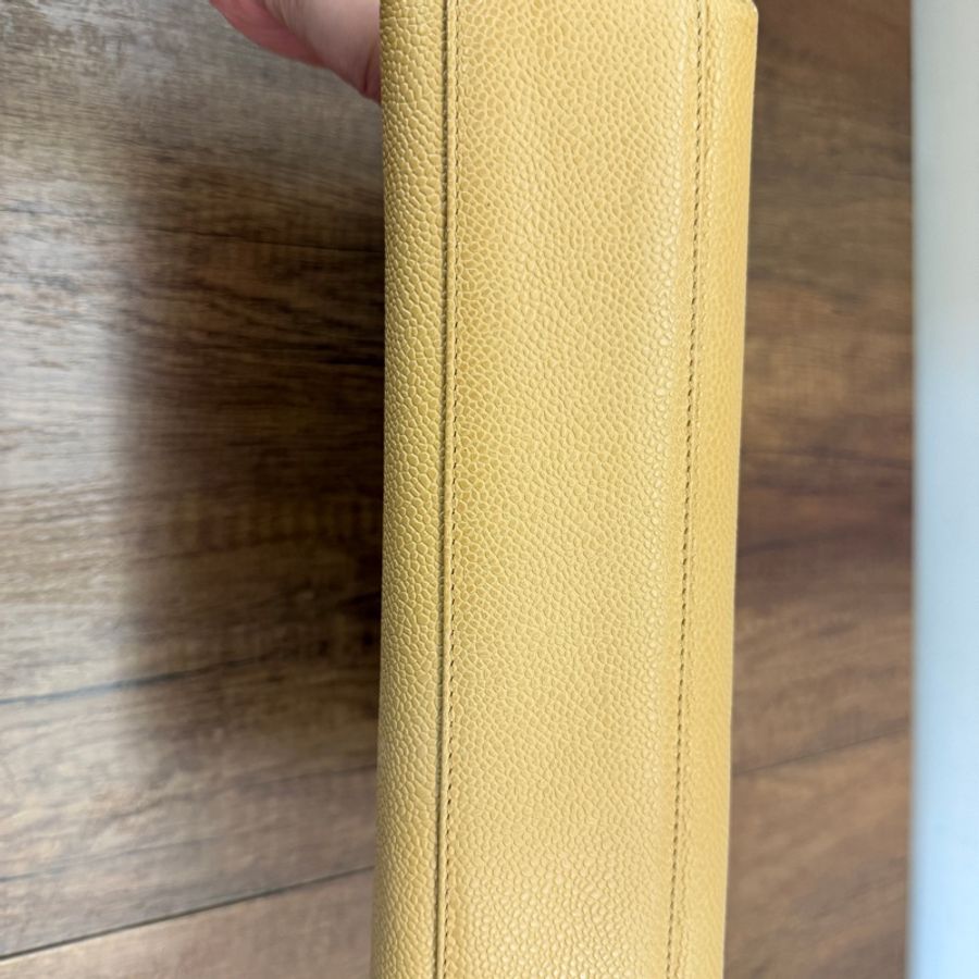 Chanel vintage 經典皮革斜挎包Vintage Chanel Tan Pebble Leather Shoulder Bag-12