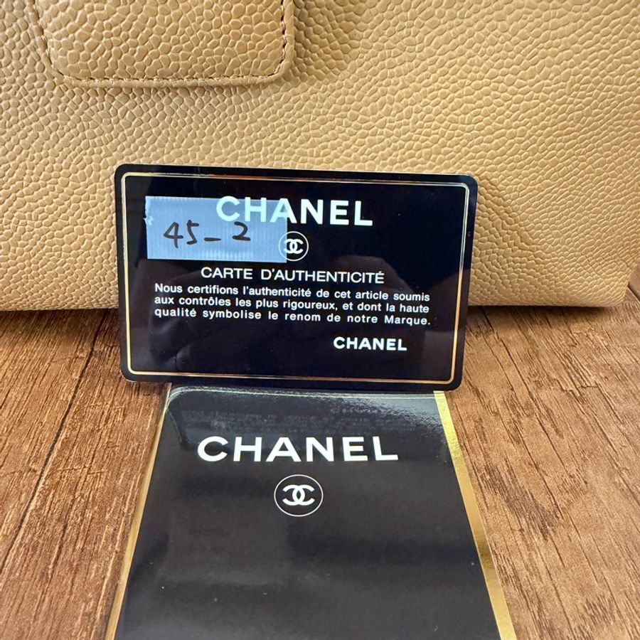 Chanel vintage 經典皮革斜挎包Vintage Chanel Tan Pebble Leather Shoulder Bag-22
