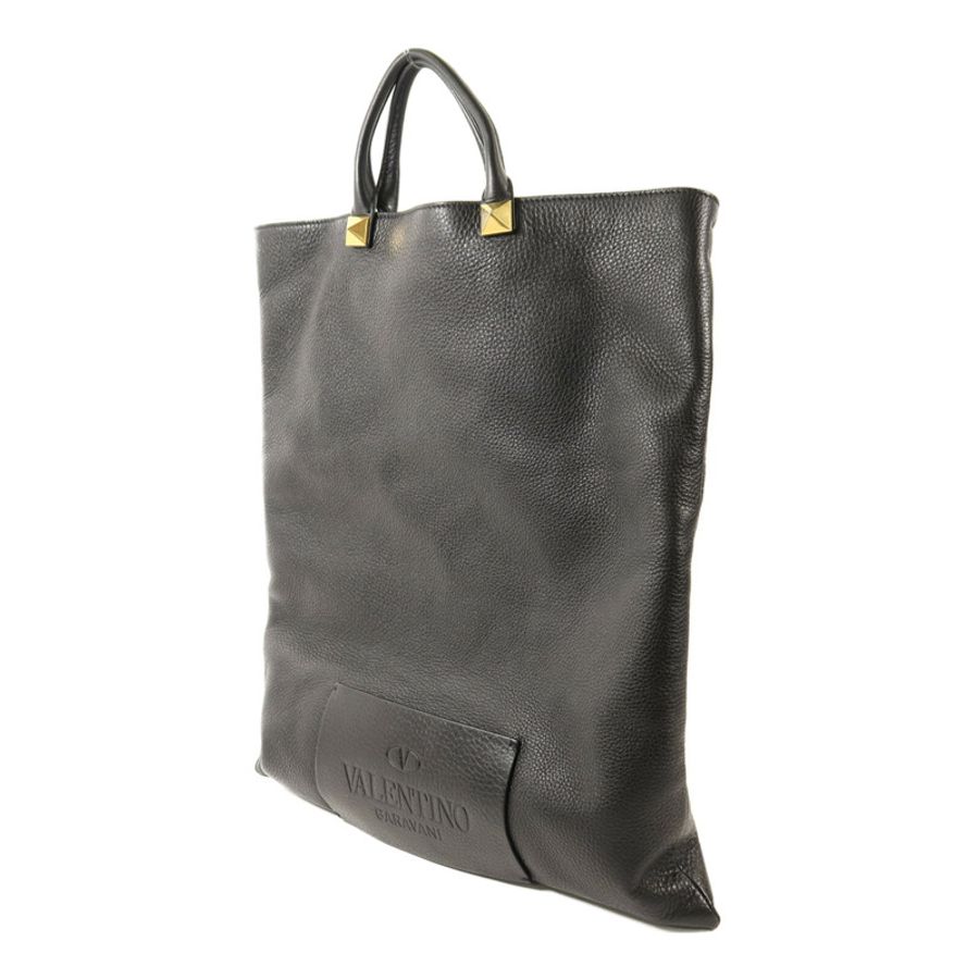 Valentino 牛皮皮革2 Way Shoulder金扣手挽肩背兩用袋-2