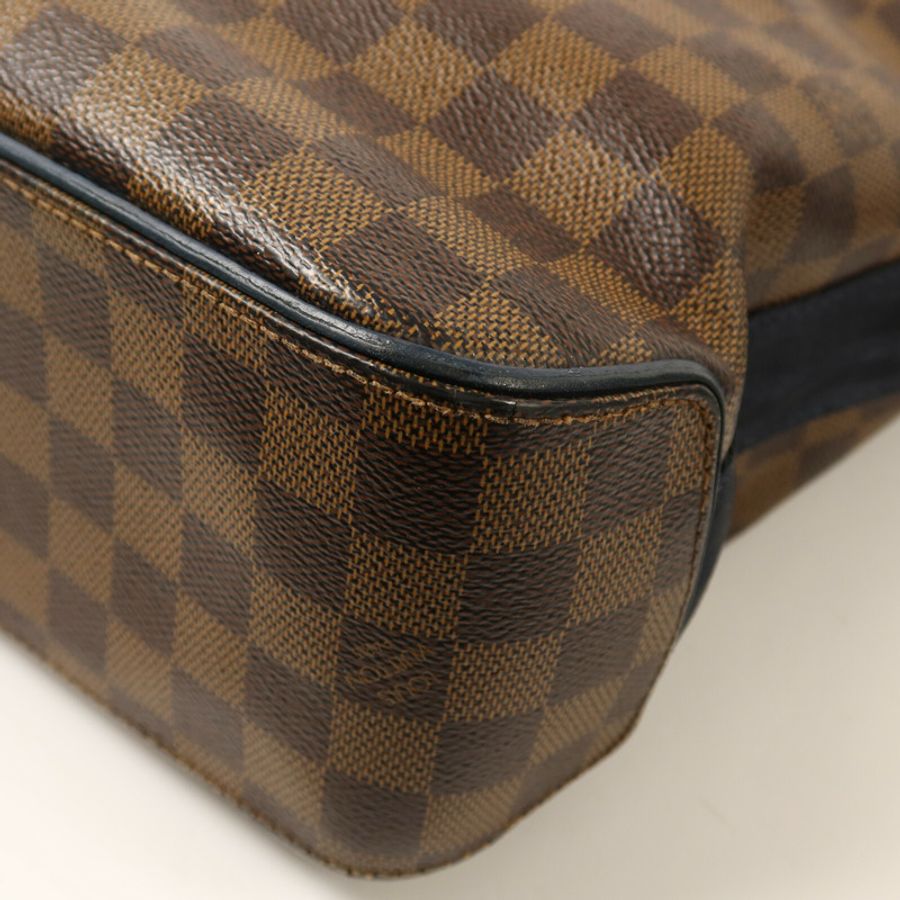 LOUIS VUITTON Damier Herald銀扣手挽肩背兩用袋-13