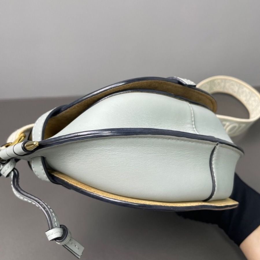 Loewe mini gate 寬肩帶dual馬鞍包新款字母16.5*13*8 9新配件塵袋-3