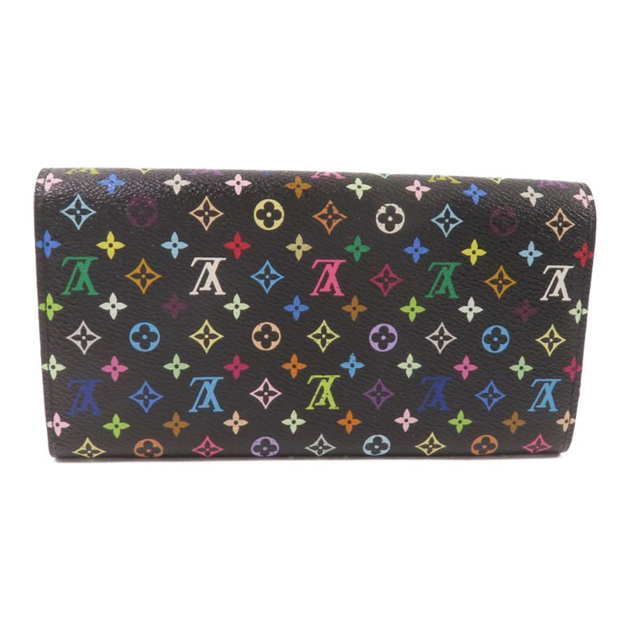 LOUIS VUITTON Monogram Multicolore Portefeuille Sarah金扣長錢包-1