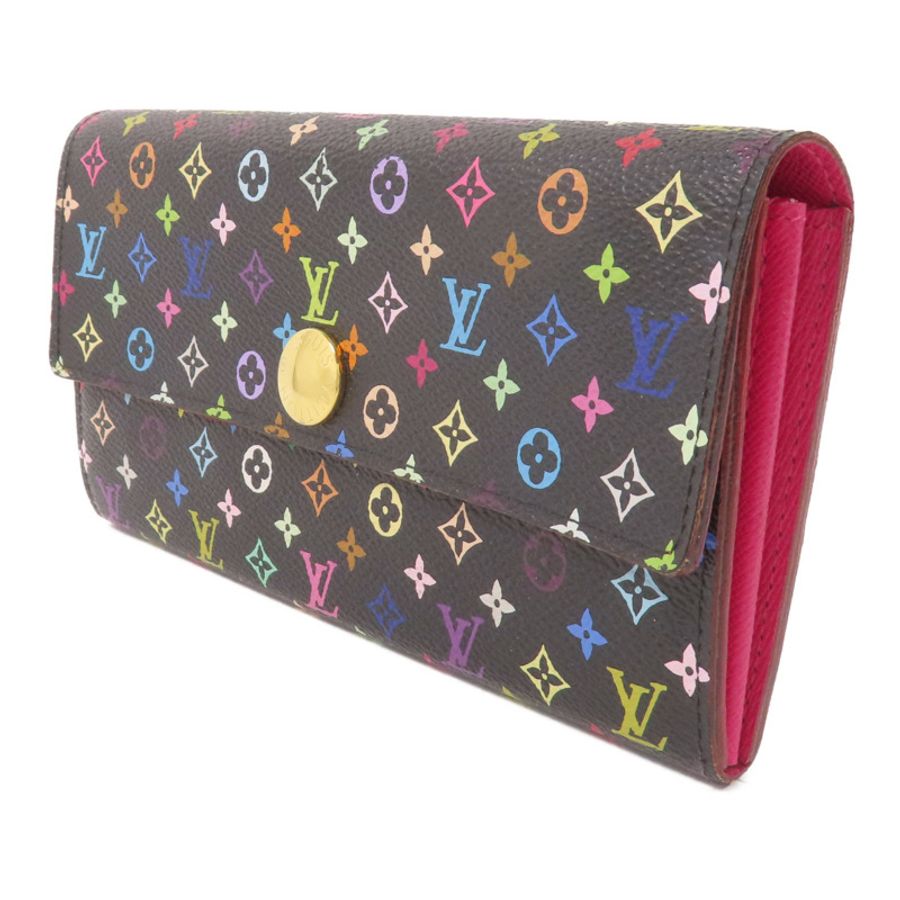 LOUIS VUITTON Monogram Multicolore Portefeuille Sarah金扣長錢包-2
