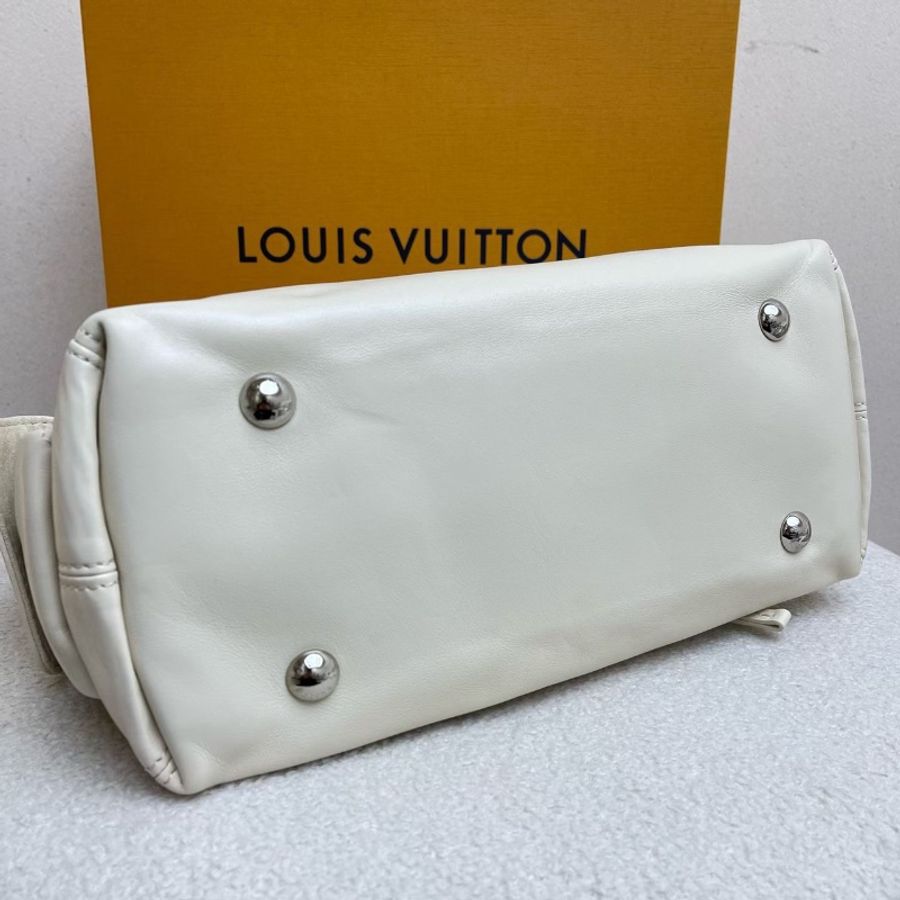 LV Carryall Cargo Vib小號 白武士33.5x15x23 全新配件塵袋-6