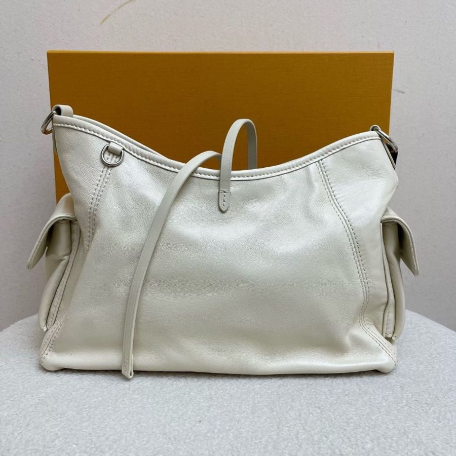 LV Carryall Cargo Vib小號 白武士33.5x15x23 全新配件塵袋-7
