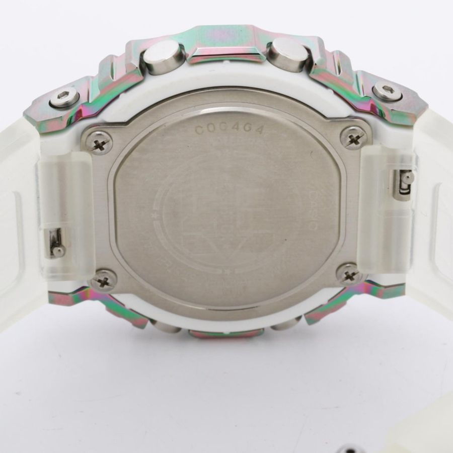 卡西歐 G-SHOCK 40 週年紀念版探險家之石系列數位女錶 GMS5640GEM7JR 透明樹脂不鏽鋼-3