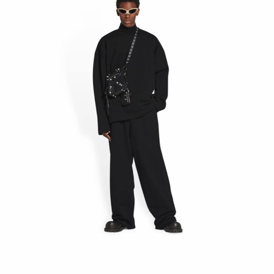 Balenciaga 男士 LE CAGOLE 可拆卸拉鍊小袋斜挎包均碼碼常規、16cm*5cm*19.8cm-6