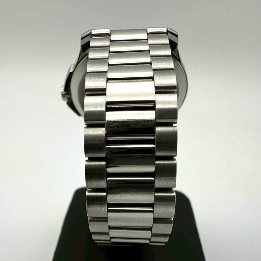 GUCCI G-Timeless Date腕錶 126.3/YA126316 不鏽鋼石英錶 海軍藍-8