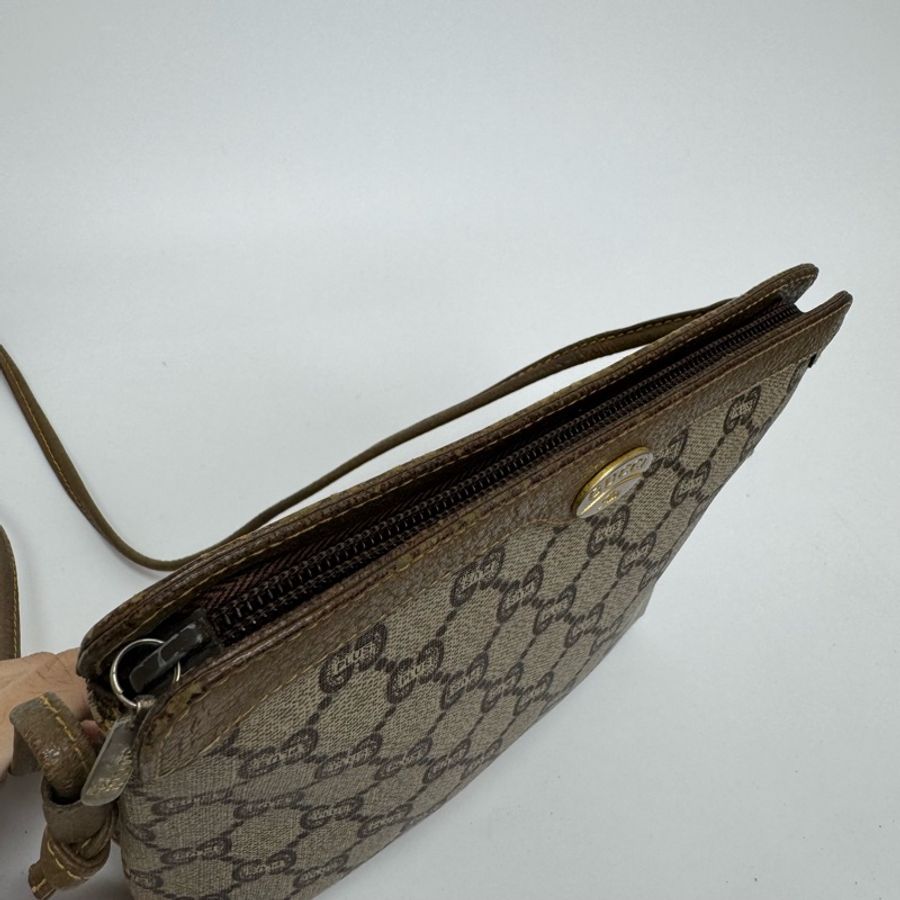 Gucci GG Supreme斜挎包 vintage 二手 中古 經典款🤎-10