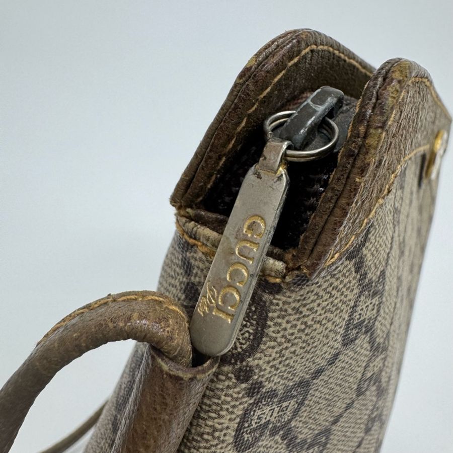 Gucci GG Supreme斜挎包 vintage 二手 中古 經典款🤎-11
