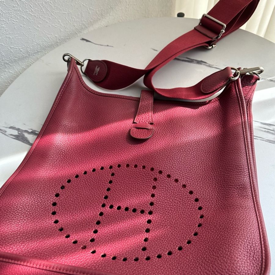 Hermes evelyne29 酒紅❤️❤️-0