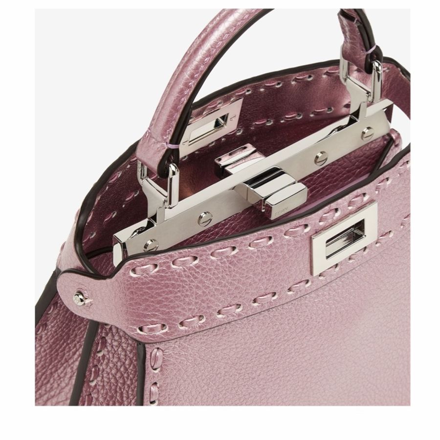 Fendi 女士 Peekaboo ISeeU 小號單肩包均碼碼小號、20cm*11cm*15.5cm-3