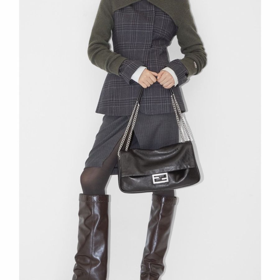 Fendi 女士 經典大型款式Baguette包均碼碼38cm*7cm*21cm-4