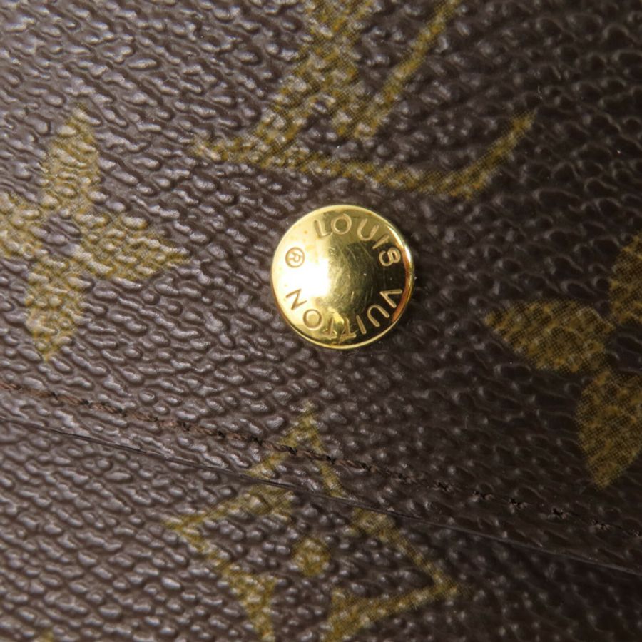LOUIS VUITTON Monogram Carte Credit Wallet金扣短錢包-8