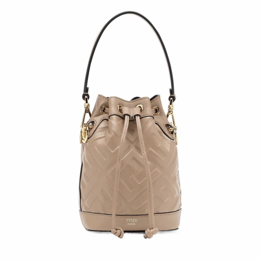 Fendi 女士 Mon Tresor水桶單肩包均碼碼14cm*12cm*18cm-0