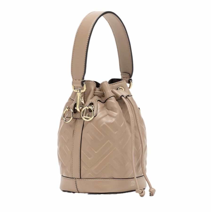 Fendi 女士 Mon Tresor水桶單肩包均碼碼14cm*12cm*18cm-3