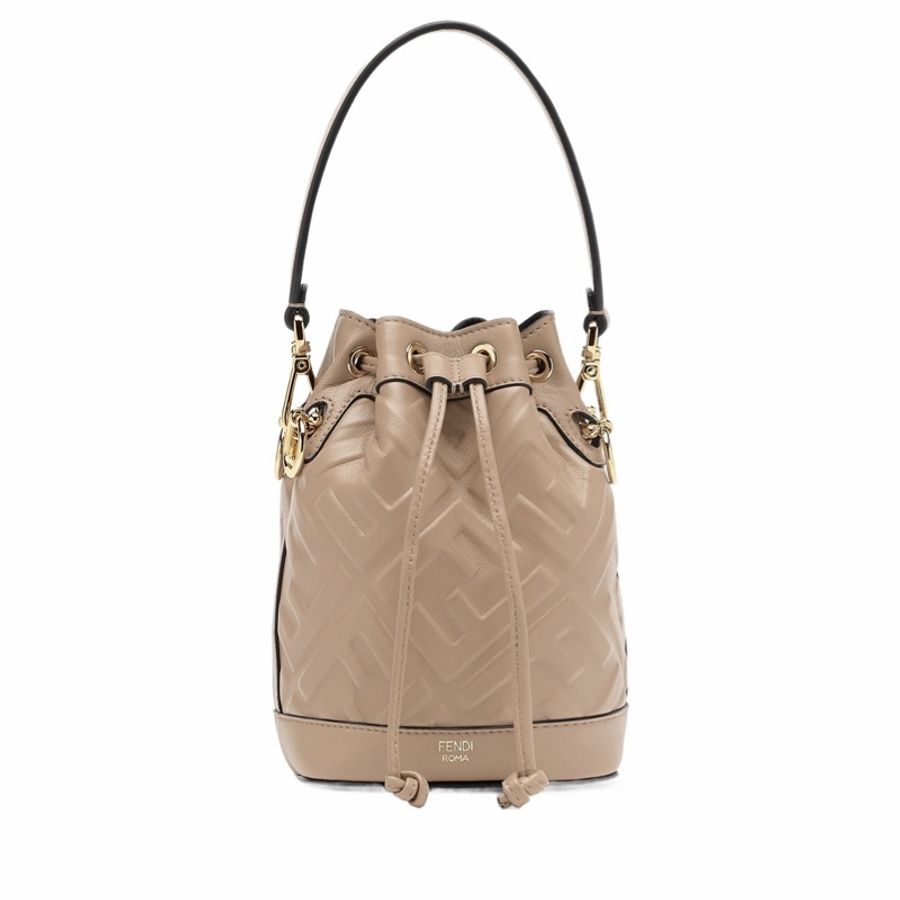 Fendi 女士 Mon Tresor水桶單肩包均碼碼14cm*12cm*18cm-4