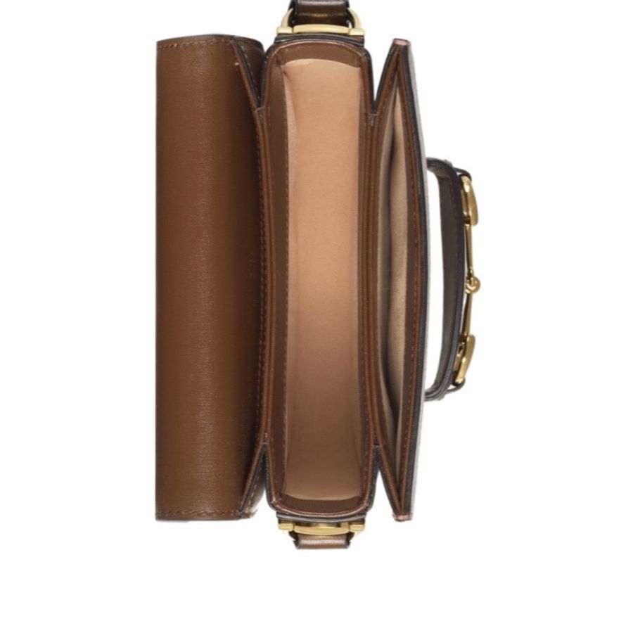 Gucci 女士 HORSEBIT 1955 馬銜扣迷你單肩包均碼碼MINI、18.5cm*7.5cm*17cm-1