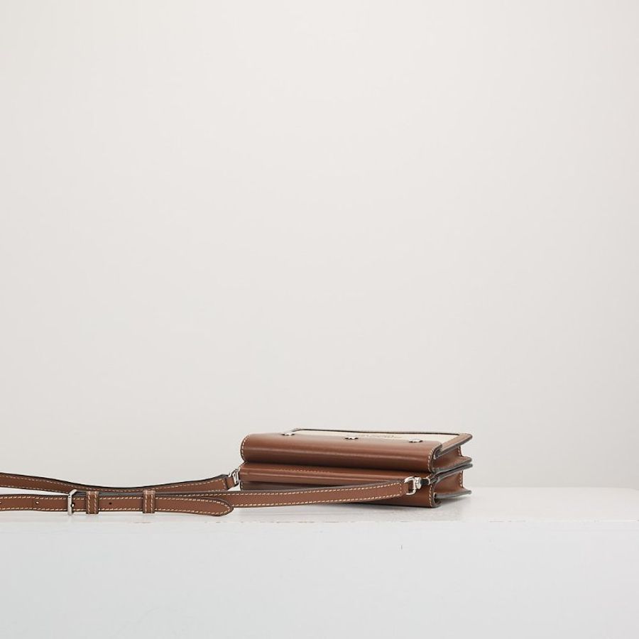 二手Burberry title雙面帆布包-2