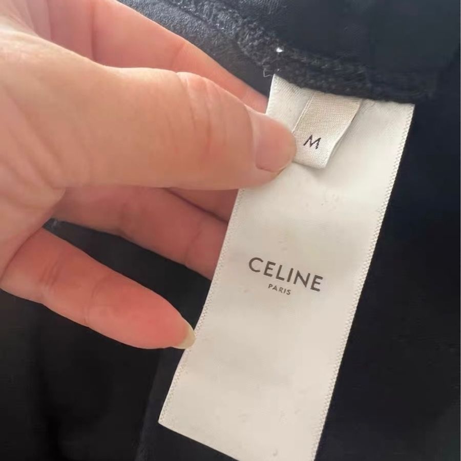 Celine絲絨長褲m碼-4