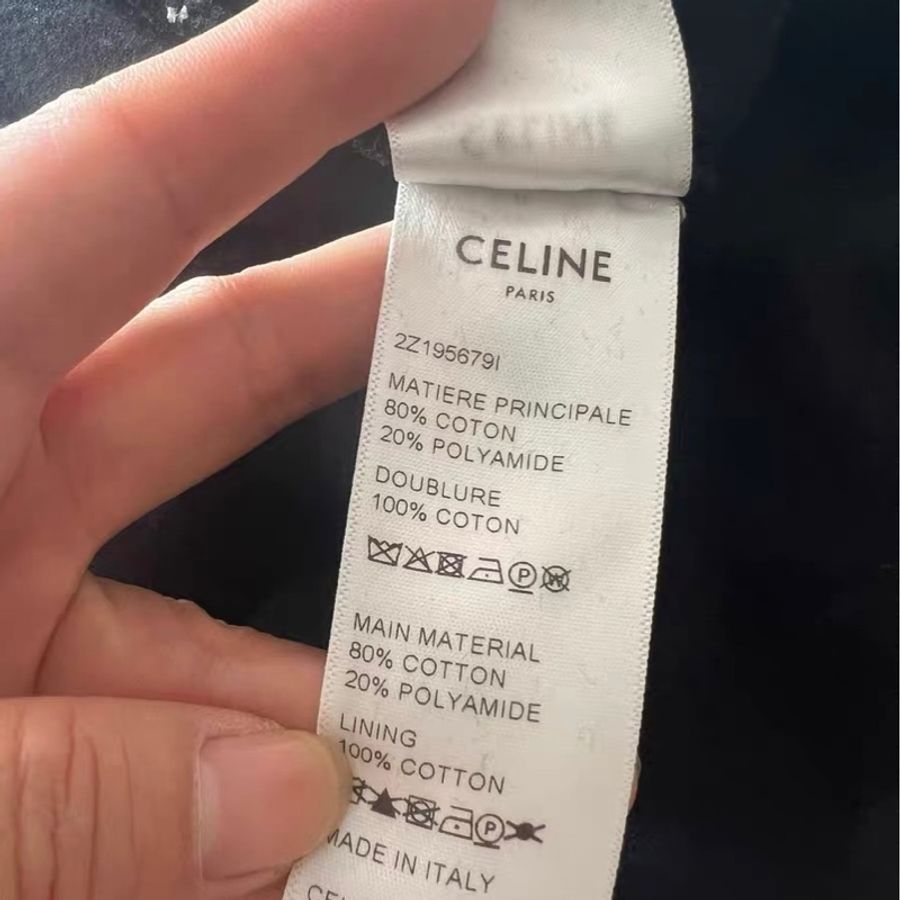 Celine絲絨長褲m碼-6
