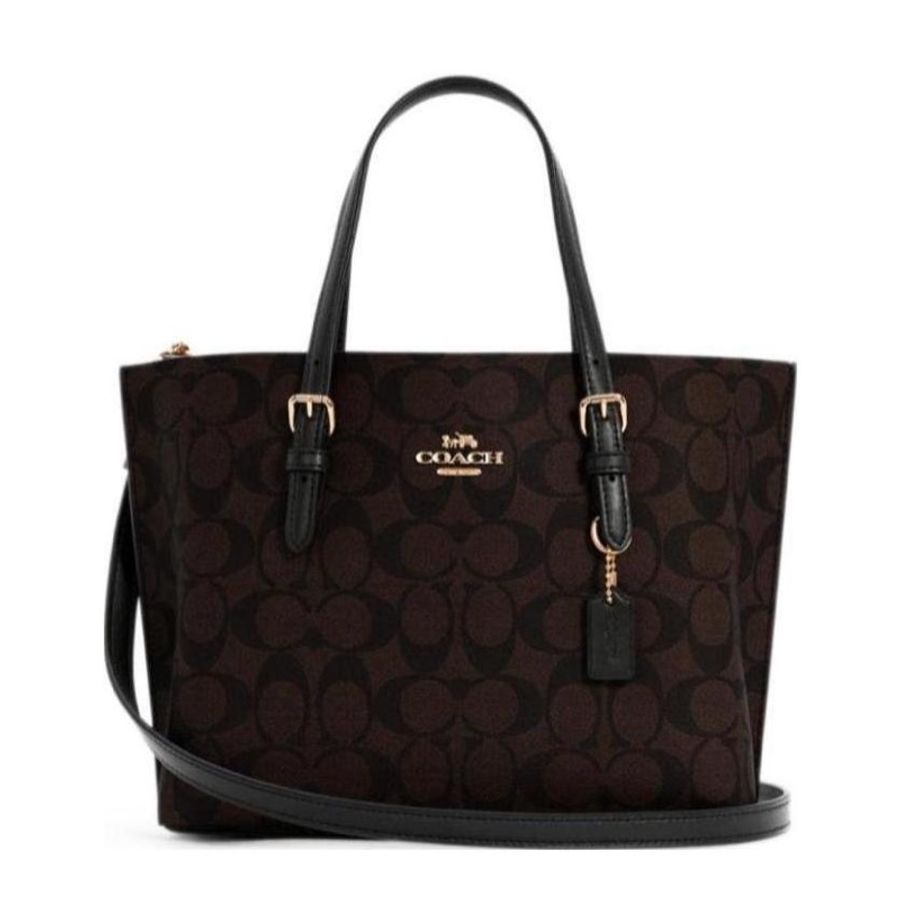 Coach 女士 徽標印花手提包均碼碼長 :25CM,寬 :12CM,高 :19CM-4
